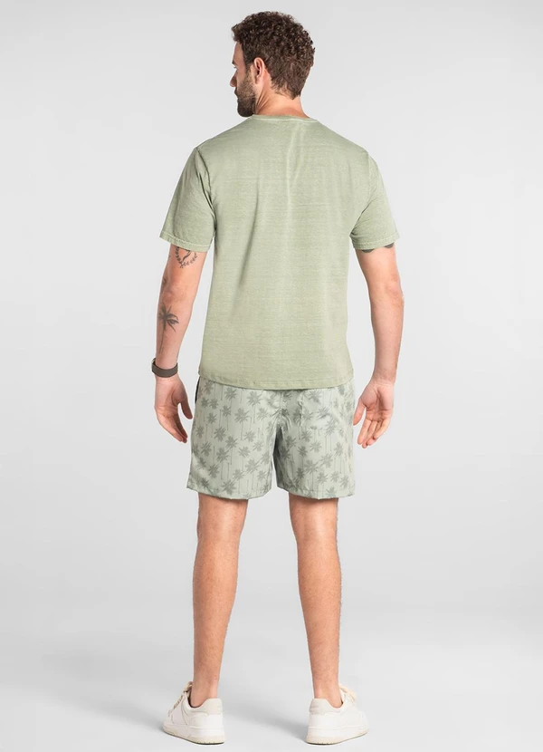 The Philippines - Shorts Masculino Microfibra Verde 4