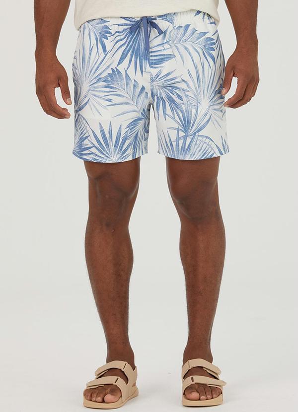 Malwee - Shorts Tafetá Masculino Azul Claro