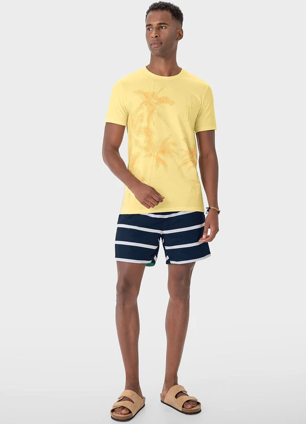 Malwee - Shorts Verde Turquesa Dupla Face em Microfibra 2