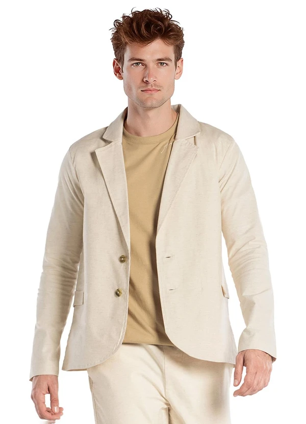 Aurus - Blazer Linho Bege 1
