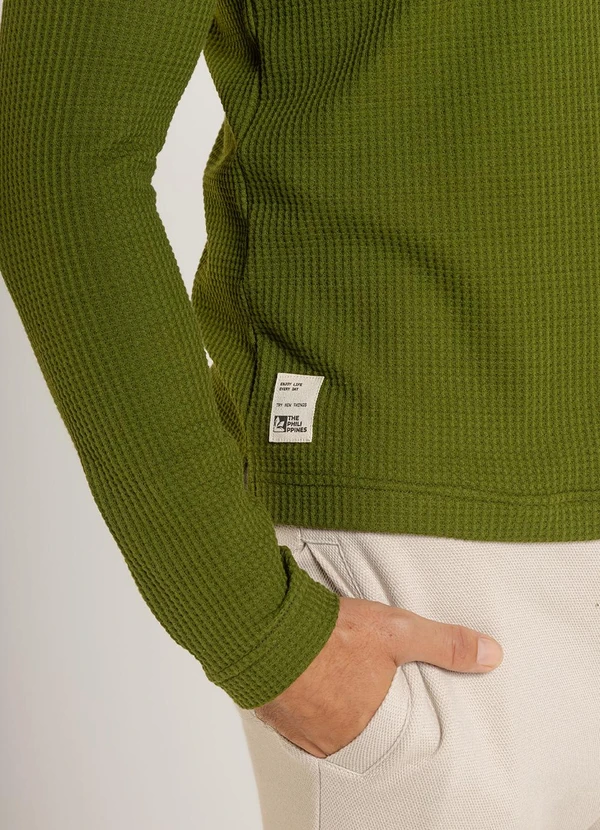 The Philippines - Blusão Básico Masculino Verde 5