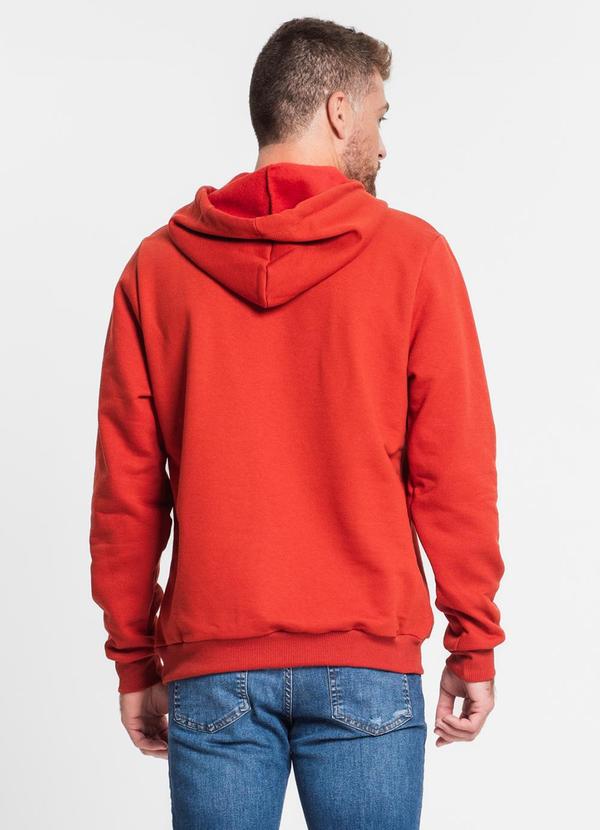 Diametro - Blusão com Capuz Masculino Laranja 2