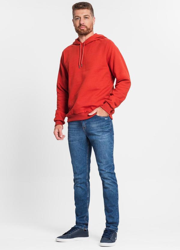 Diametro - Blusão com Capuz Masculino Laranja 3