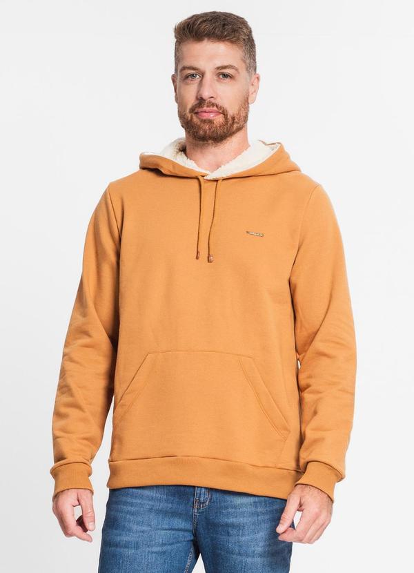 Diametro - Blusão com Capuz Masculino Marrom