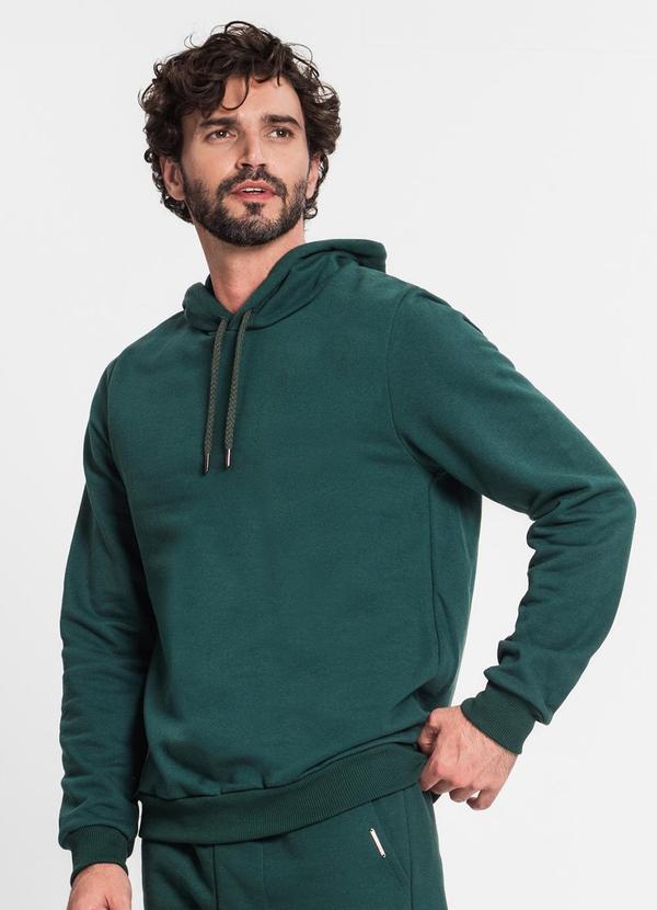 Diametro - Blusão com Capuz Masculino Verde