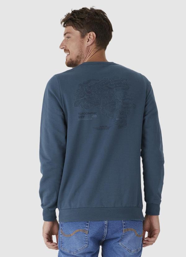 Malwee - Blusão em Moletom Flanelado Azul 2