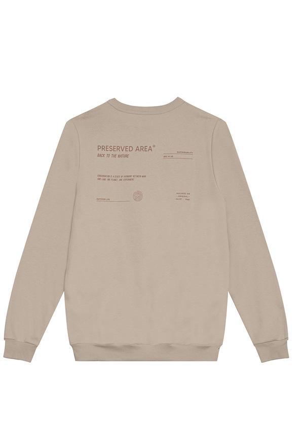 Malwee - Blusão em Moletom Flanelado Bege 5