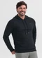 Exco - Blusão em Moletom Marrom Escuro - variação: Preto