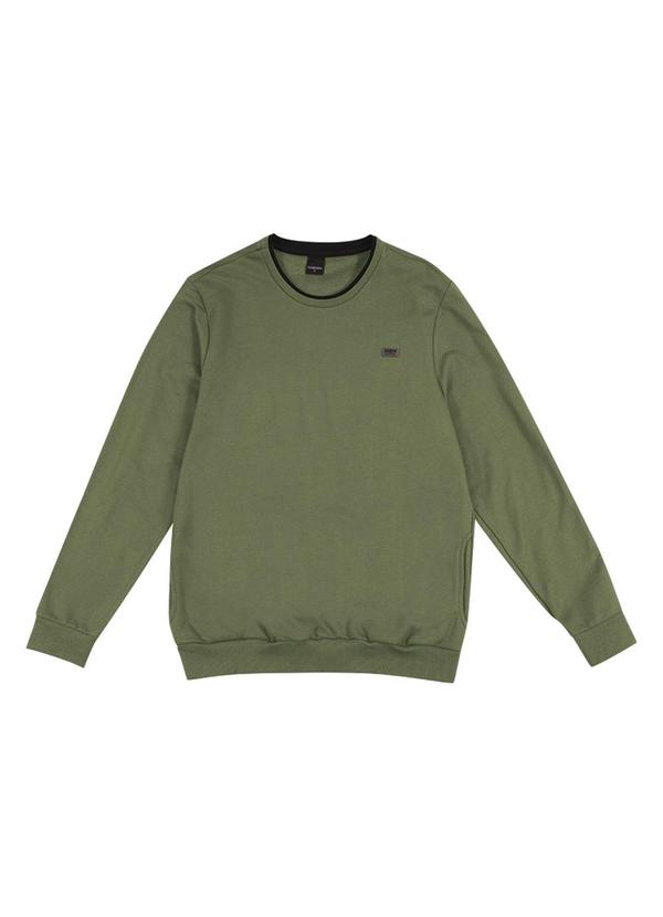 Habana - Blusão Feminino em Moletom Peluciado Verde