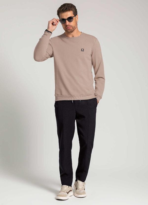 Exco - Blusão Masculino Adulto em Algodão Marrom 2