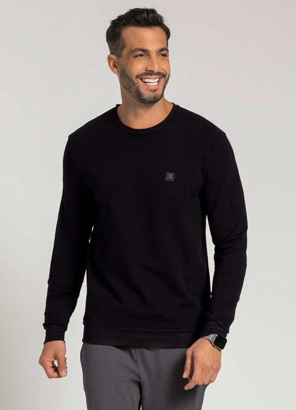 Exco - Blusão Masculino Adulto em Algodão Preto