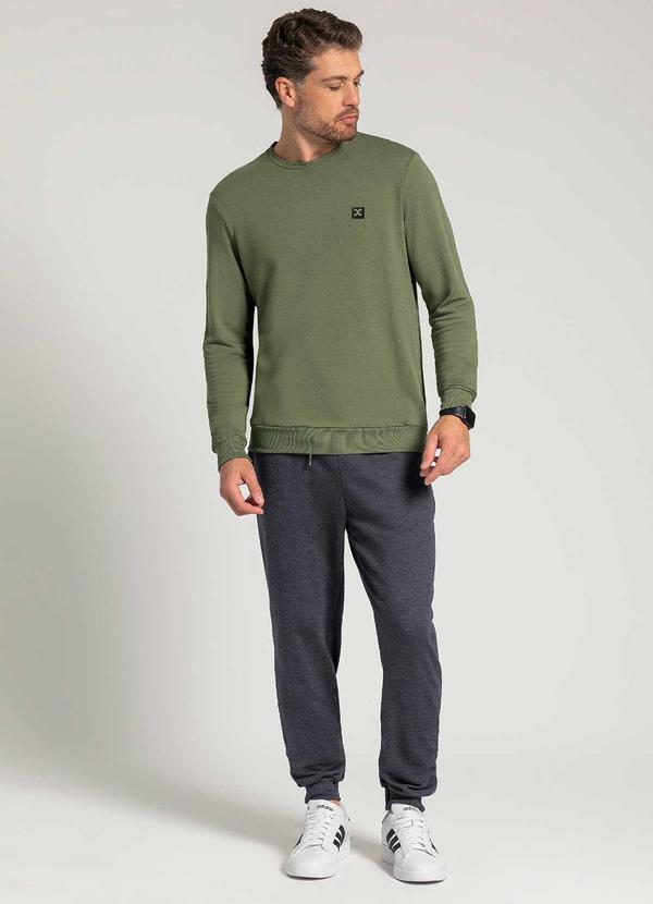 Exco - Blusão Masculino Adulto em Algodão Verde 2