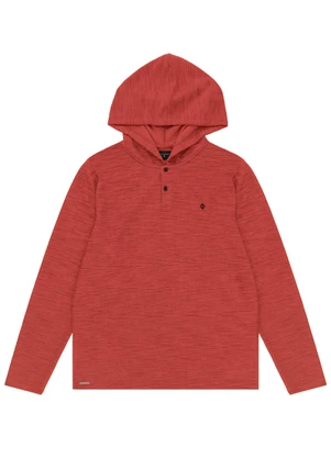 Diametro - Blusão Masculino com Capuz Maquinetado Marrom - DIAMETRO