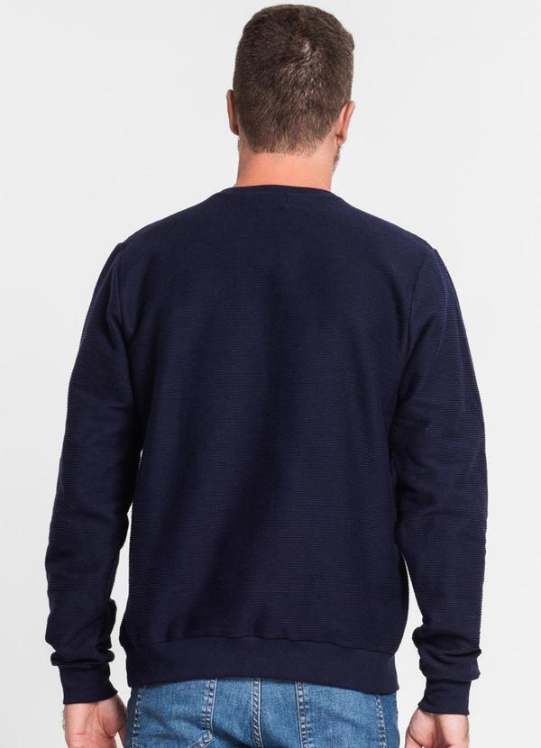 Diametro - Blusão Masculino em Moletinho Azul 2