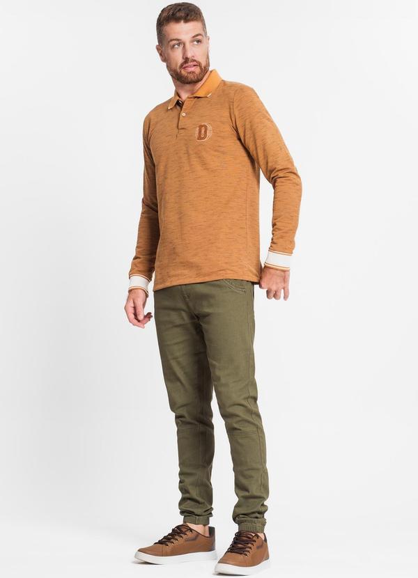 Diametro - Blusão Masculino em Moletinho Marrom 3