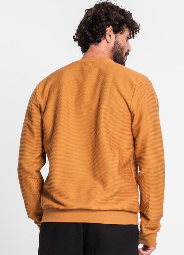 Diametro - Blusão Masculino em Moletinho Marrom 2