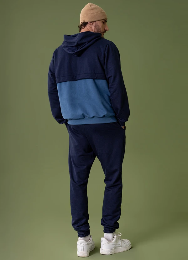 The Philippines - Blusão Masculino em Moletom Azul 2