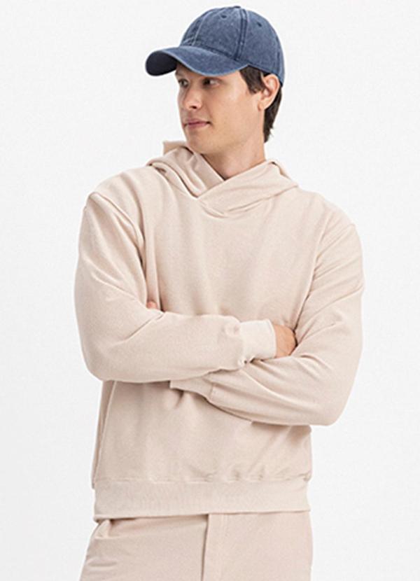 Essendi - Blusão Masculino em Moletom Bege