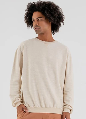 The Philippines - Blusão Masculino em Moletom Bege - THE PHILIPPINES