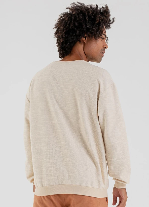 The Philippines - Blusão Masculino em Moletom Bege 2