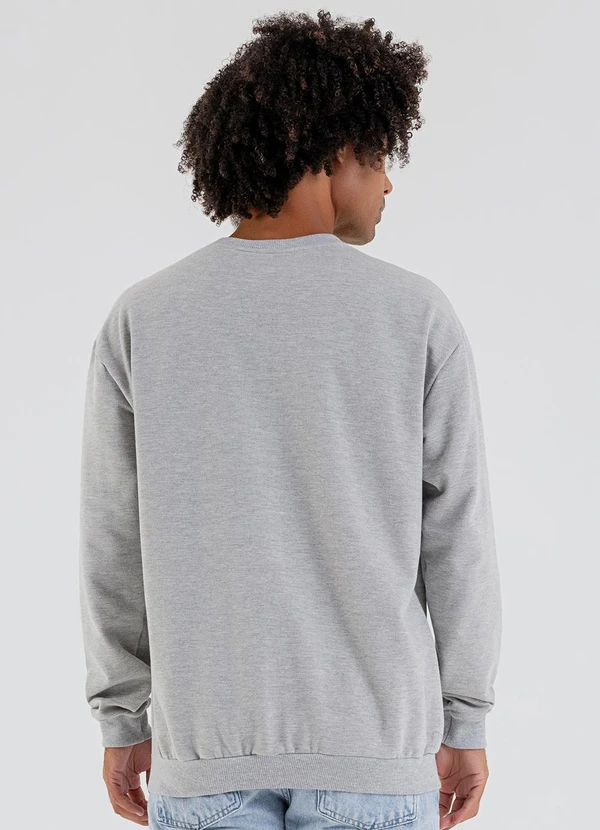 Just Basic - Blusão Masculino em Moletom Cinza 2