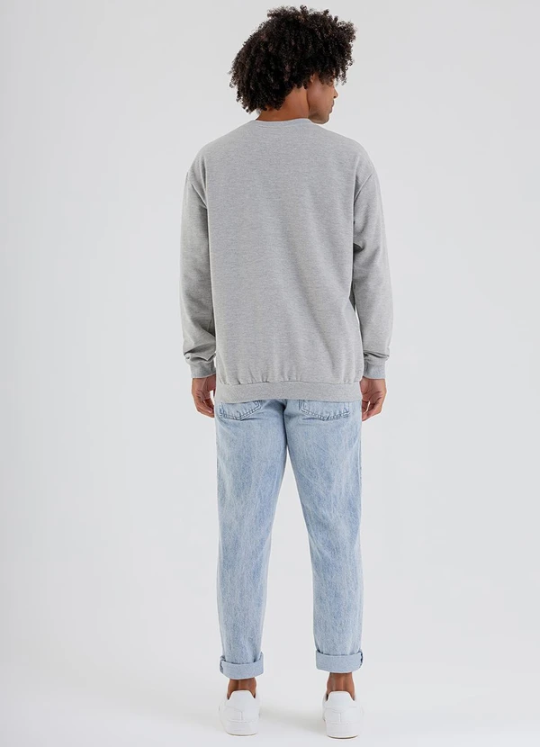 Just Basic - Blusão Masculino em Moletom Cinza 4