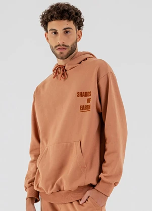 The Philippines - Blusão Masculino em Moletom Marrom - THE PHILIPPINES