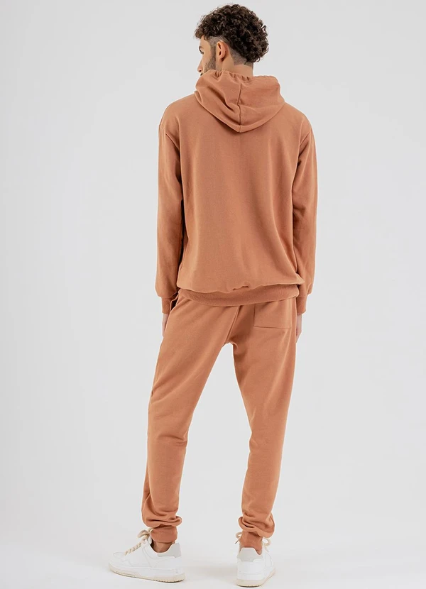 The Philippines - Blusão Masculino em Moletom Marrom 4