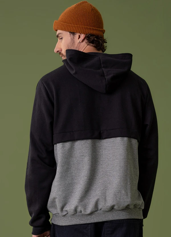 The Philippines - Blusão Masculino em Moletom Preto 2