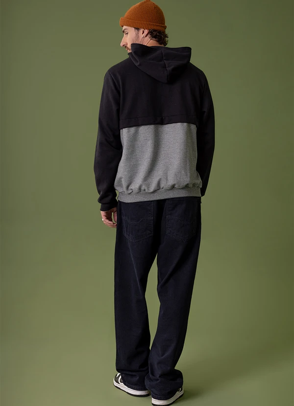 The Philippines - Blusão Masculino em Moletom Preto 4