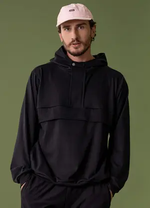 The Philippines - Blusão Masculino em Moletom Preto - THE PHILIPPINES