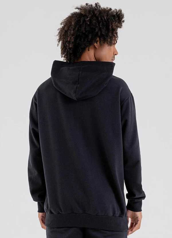 The Philippines - Blusão Masculino em Moletom Preto 2