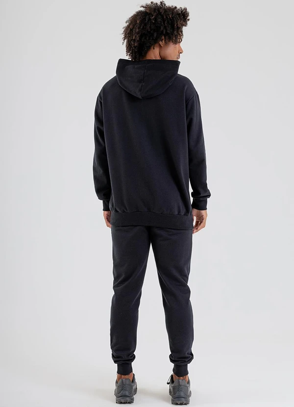 The Philippines - Blusão Masculino em Moletom Preto 4