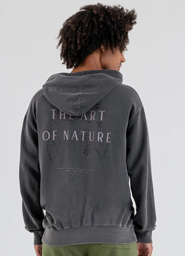 The Philippines - Blusão Masculino em Moletom Preto 2