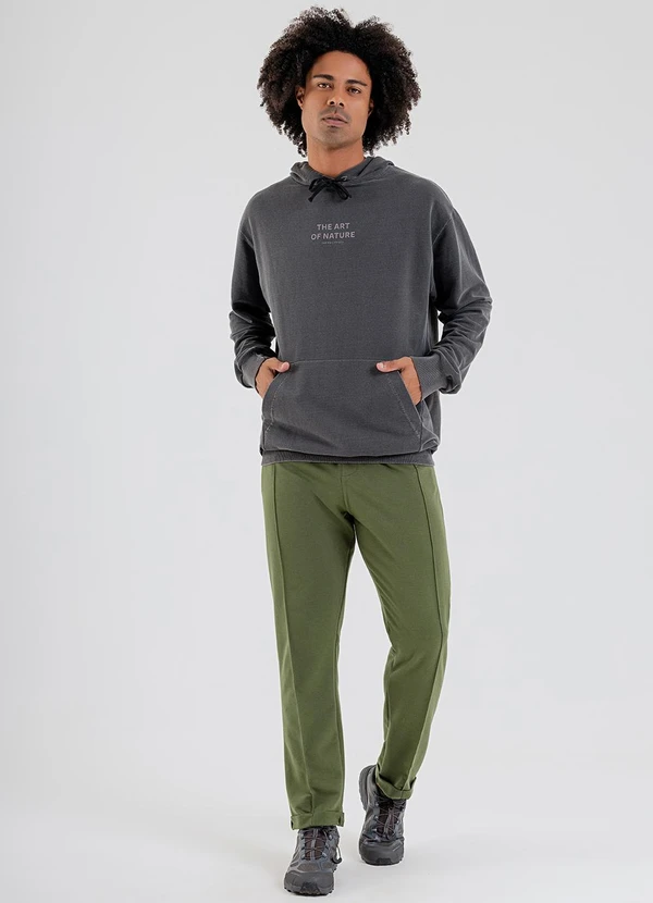 The Philippines - Blusão Masculino em Moletom Preto 3