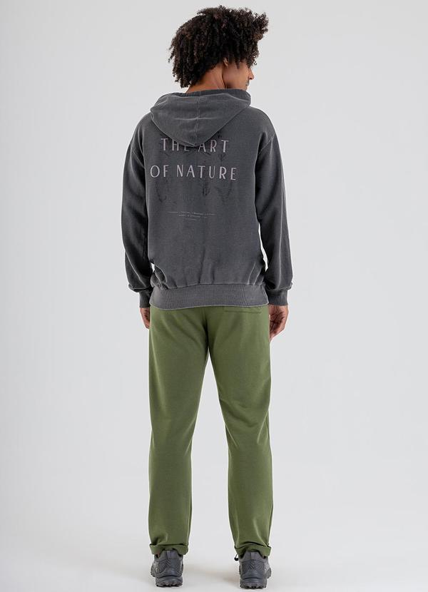 The Philippines - Blusão Masculino em Moletom Preto 4