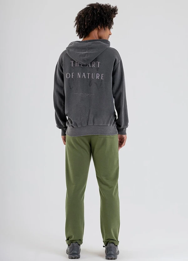 The Philippines - Blusão Masculino em Moletom Preto 4