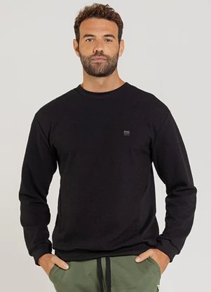 The Philippines - Blusão Masculino em Moletom Preto - THE PHILIPPINES