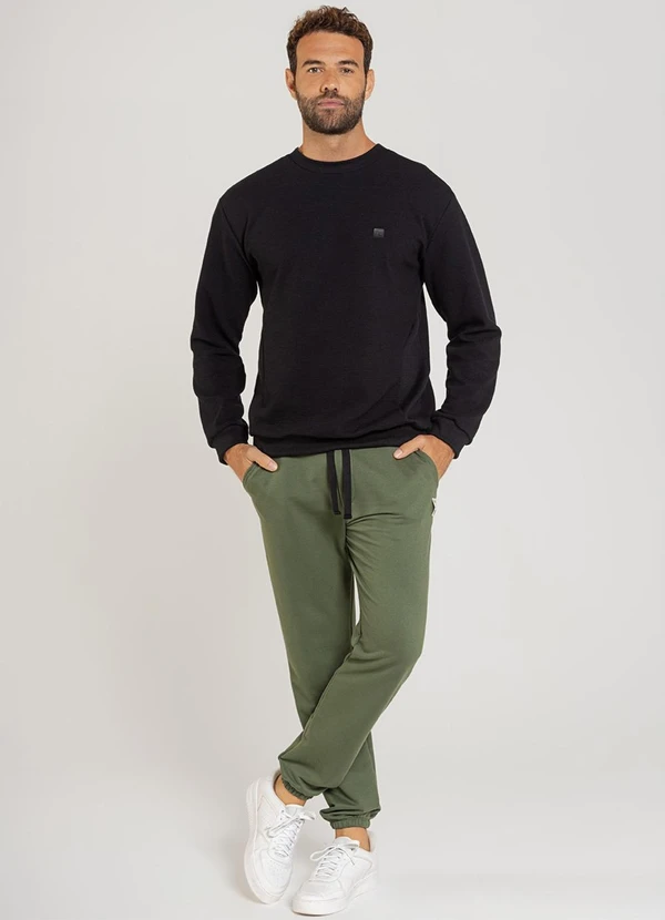 The Philippines - Blusão Masculino em Moletom Preto 3