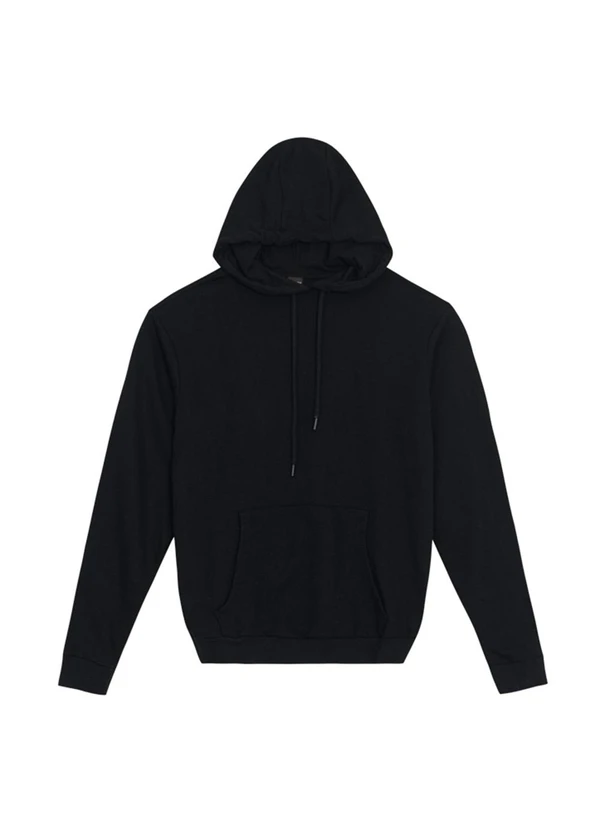 Essendi - Blusão Masculino em Moletom Preto