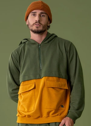 The Philippines - Blusão Masculino em Moletom Verde - THE PHILIPPINES