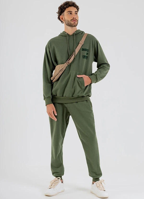 The Philippines - Blusão Masculino em Moletom Verde 3