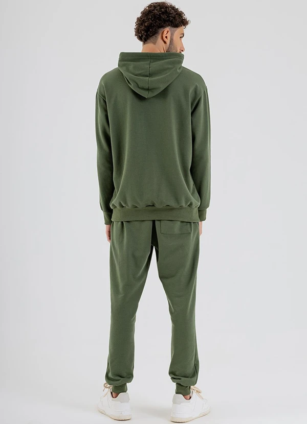 The Philippines - Blusão Masculino em Moletom Verde 4