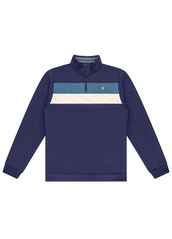 Diametro - Blusão Masculino Moletom Azul