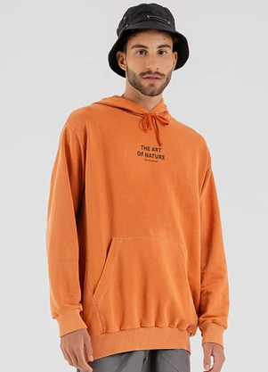 The Philippines Blusão Masculino Moletom Laranja