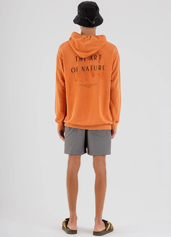 The Philippines - Blusão Masculino Moletom Laranja 4