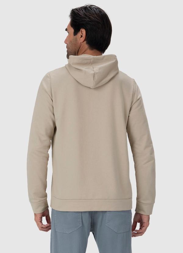 Malwee - Blusão Masculino Mountain em Moletom Bege 4