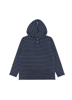 Diametro - Blusão Masculino Plus Size Moletinho Azul - DIAMETRO