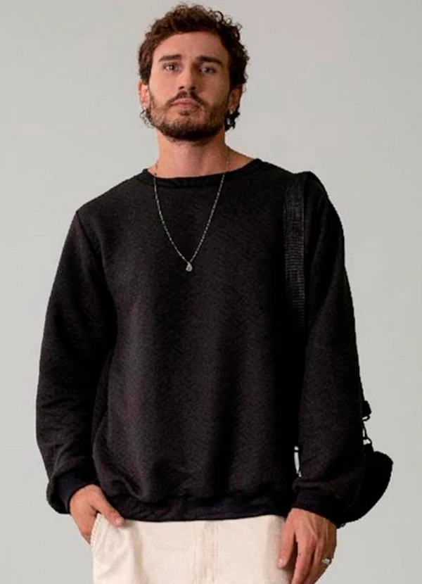 The Philippines - Blusão Matelassê Masculino  Preto