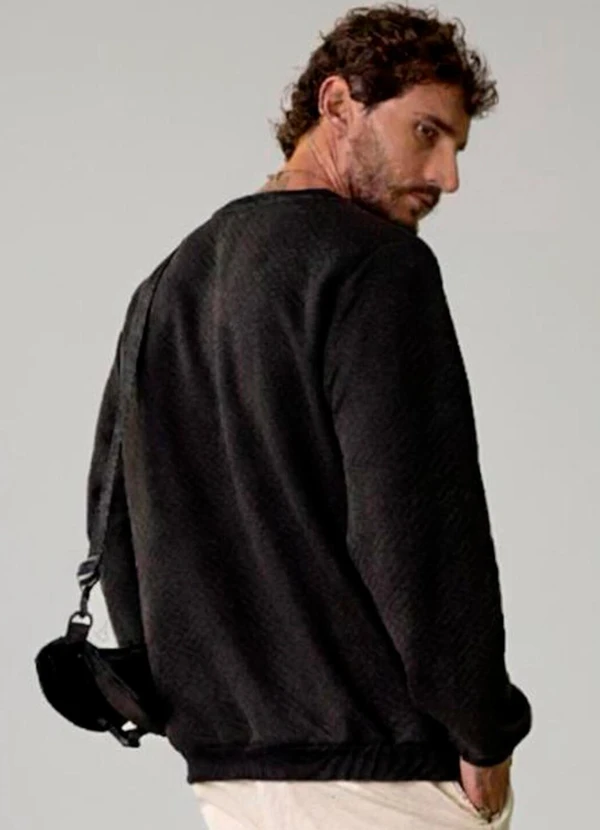 The Philippines - Blusão Matelassê Masculino  Preto 2